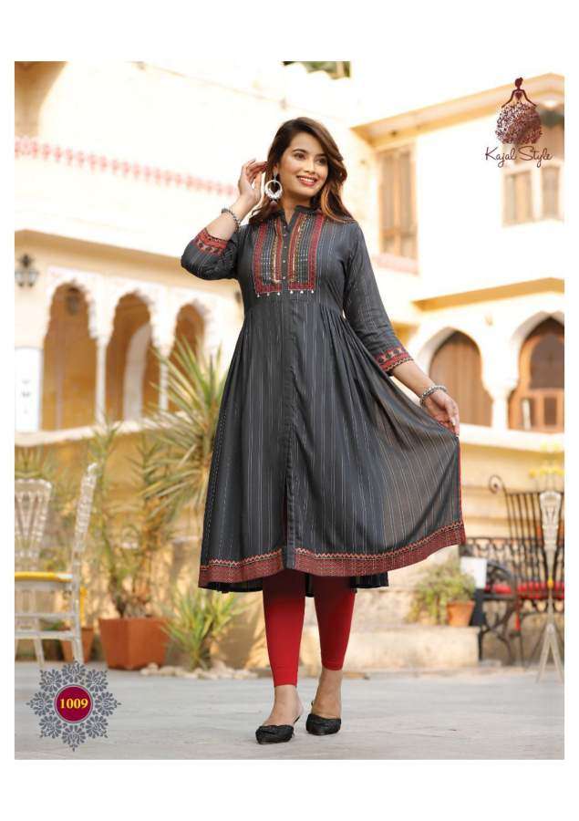 Kajal Style Urban Line  vol 1  catalog Designer Rayon Kurtis 