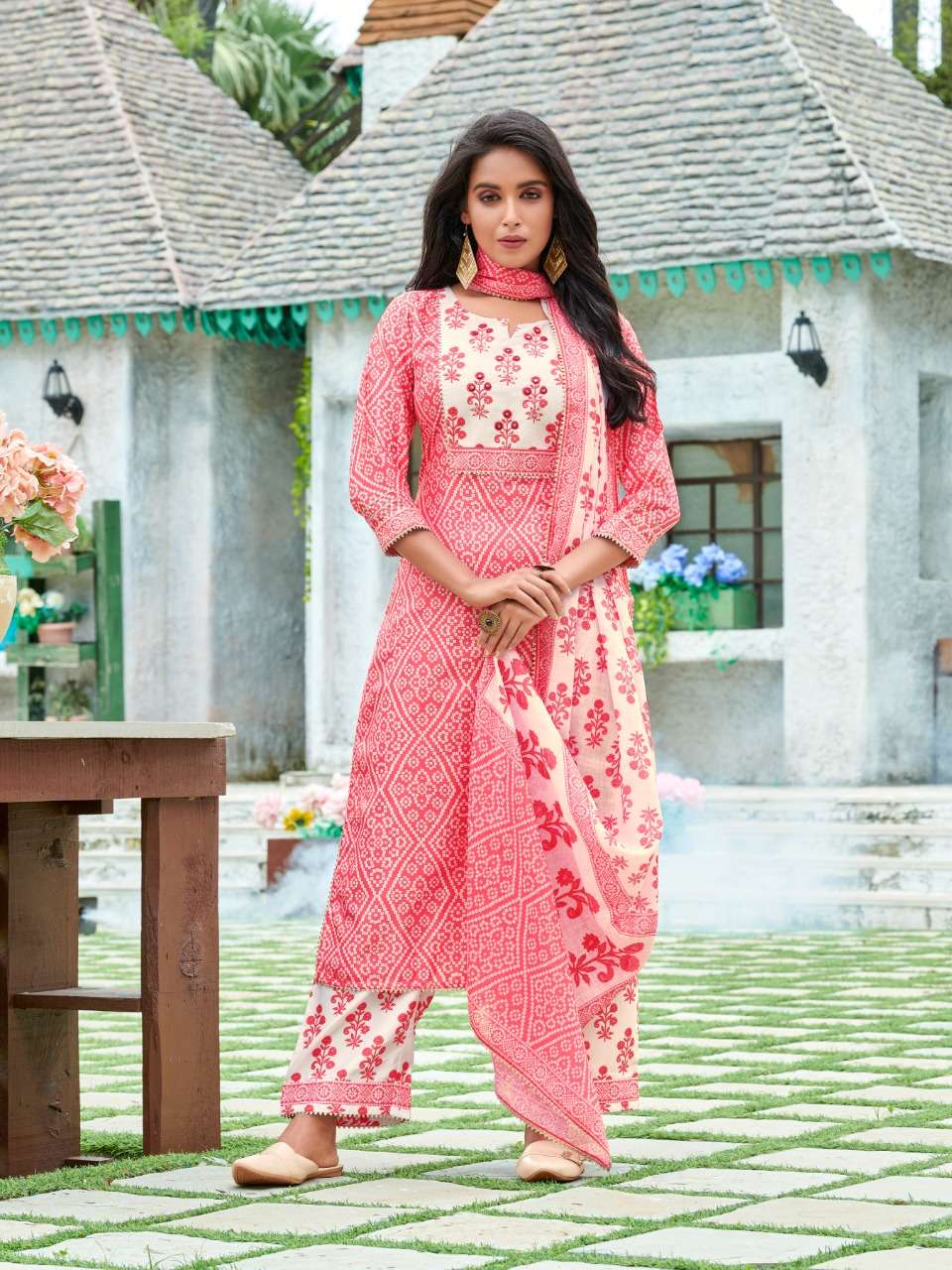 Lilly Sakira catalog  Designer Cotton Printed Readymade  top  bottom with Duptta