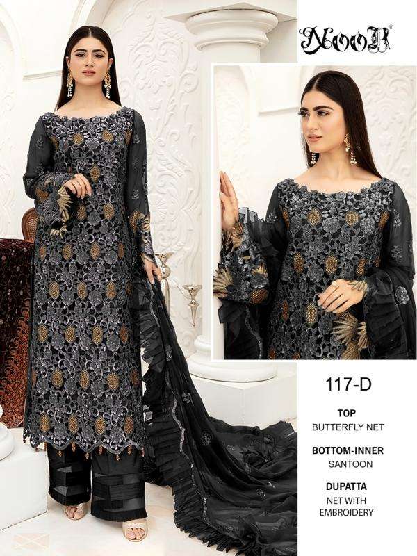 Noor Hit 117 Catalog Embroidery Wear Pakistani Salwar Kameez