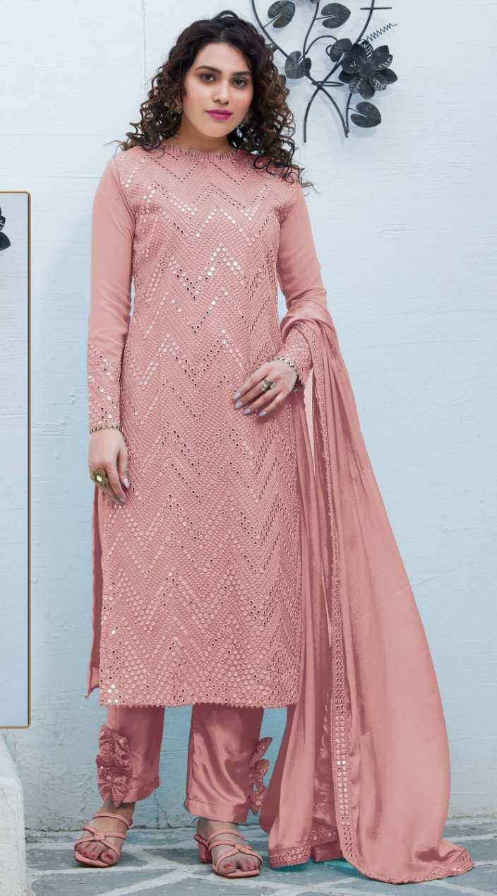 Ramsha Chikankari 01 Nx Catalog Georgette Pakistani Salwar Kameez