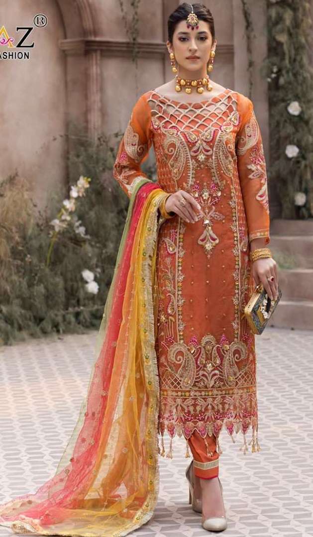 Rinaz Maryams Gold 17  catalog  Georgette Wear Pakistani Salwar Kameez