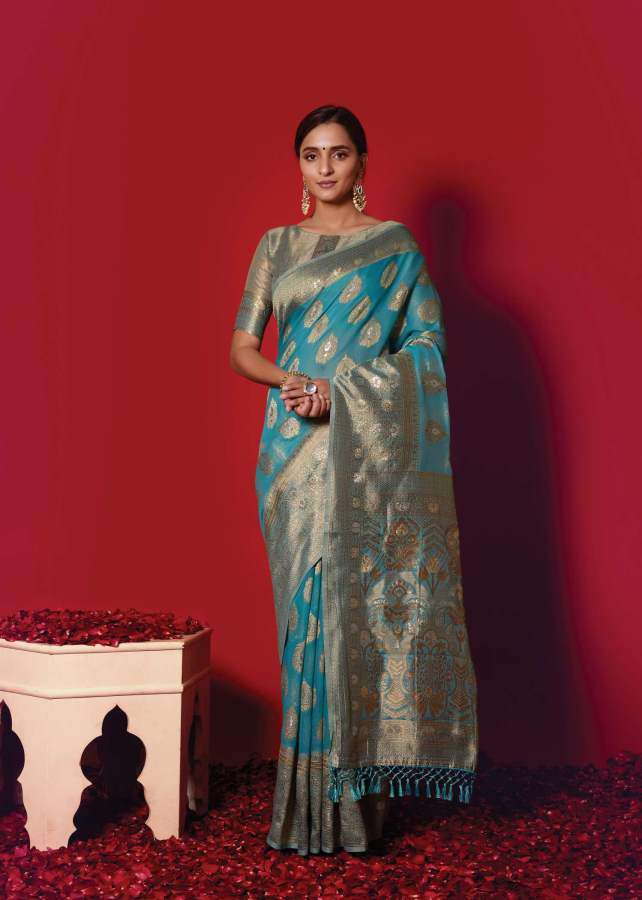 Shangrila Kasab Zari Vol 7 Catalog Ethnic Wear Silk Sarees 