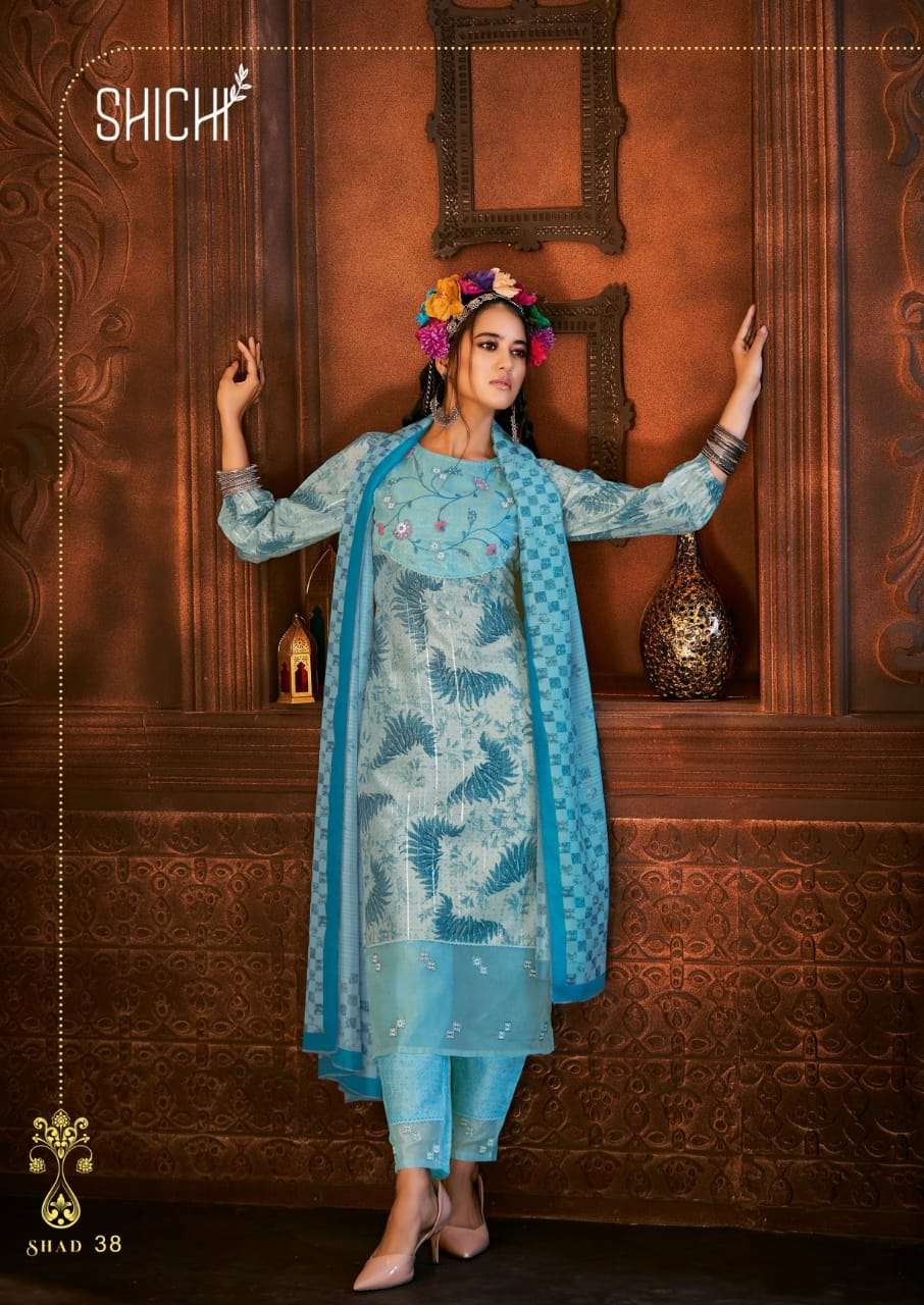 Shichi  Adaa catalog  Polyester Kurti Bottom and Dupatta 