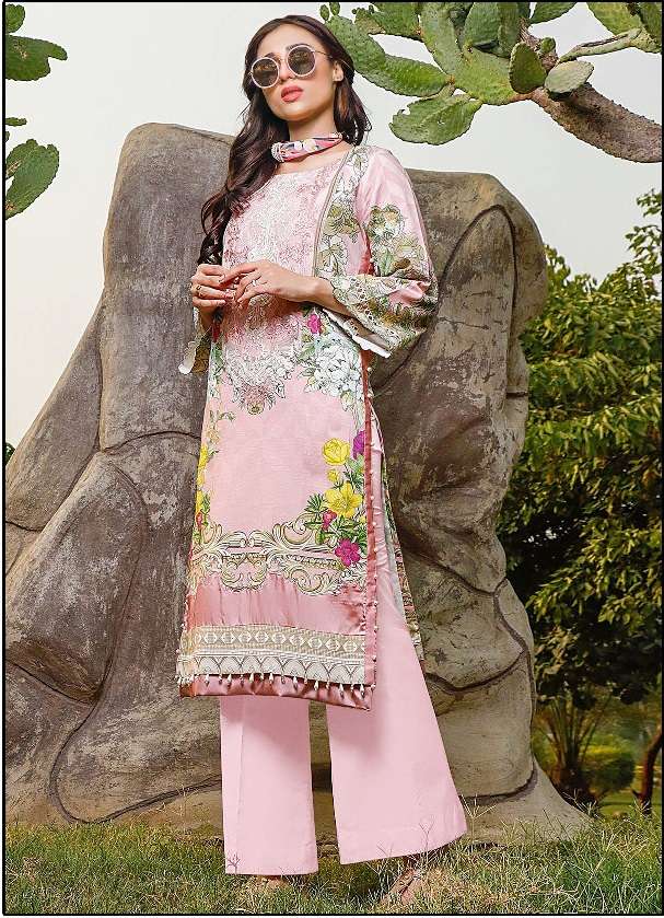 Shraddha Mahgul Vol 4 Catalog Lawn Cotton Printed Salwar kameez