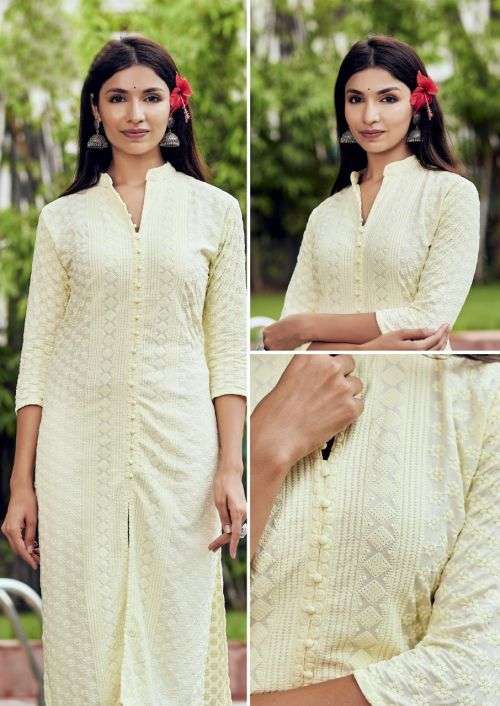 Tunic House Lucknowi 21 Casual Wear Set Wise Kurtis