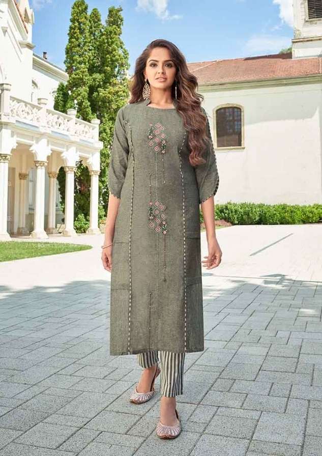 Vamika Nx Apsara Vol 4 Catalog Festive Wear Kurti With Bottom