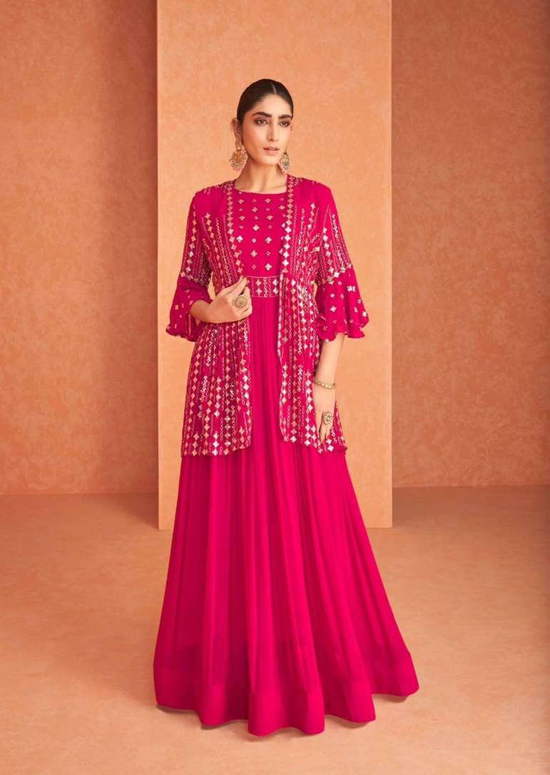 Flossy Naksh Vol 1 Catalog Exclusive Wear Georgette Gowns 