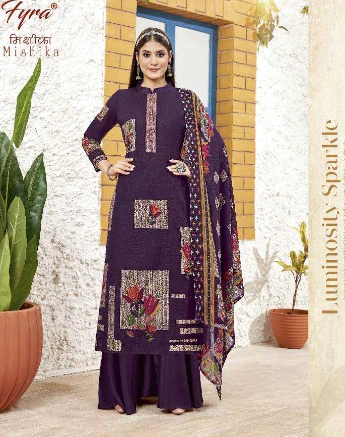 Fyra Mishika Catalog Casual Wear Unstitched Ladies Dress Materials