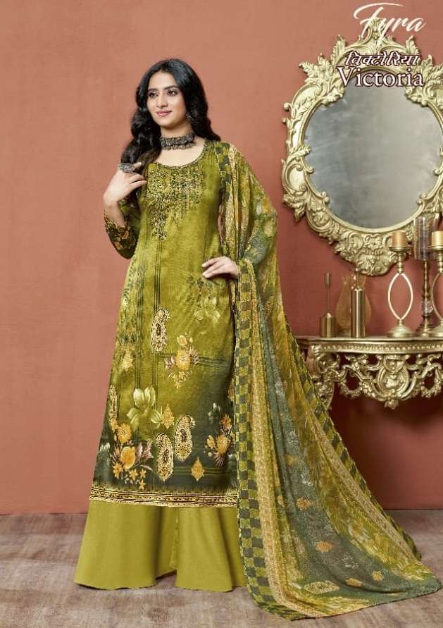 Fyra Victoria Catalog Pure Jam Cotton Printed Regular Wear Dress Materials 