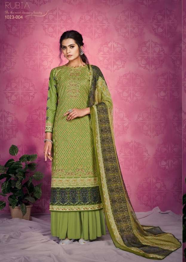 Romani Rubia Catalog Regular Summer Wear Pure Cotton Dress Materials 