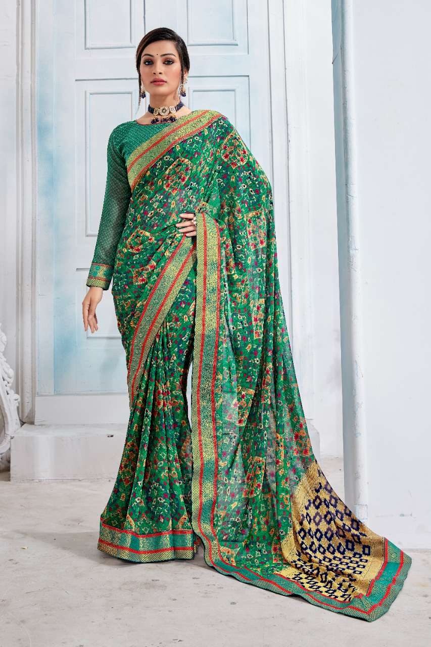 Ynf Persian Print Catalog Traditional Wear Sarees