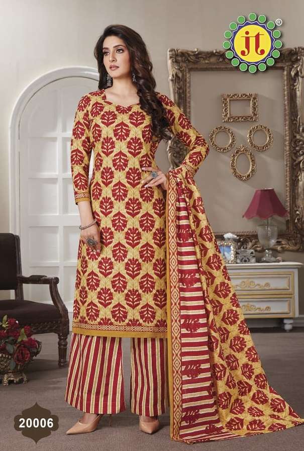 Jt Alia Vol 20 Catalog Casual Wear Cotton Printed Women Dress Materials 