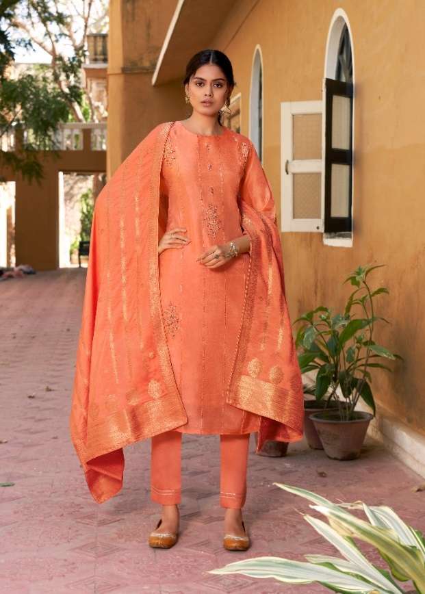Kalaroop Nazakat Catalog Party Wear Readymade Top Bottom with Dupatta