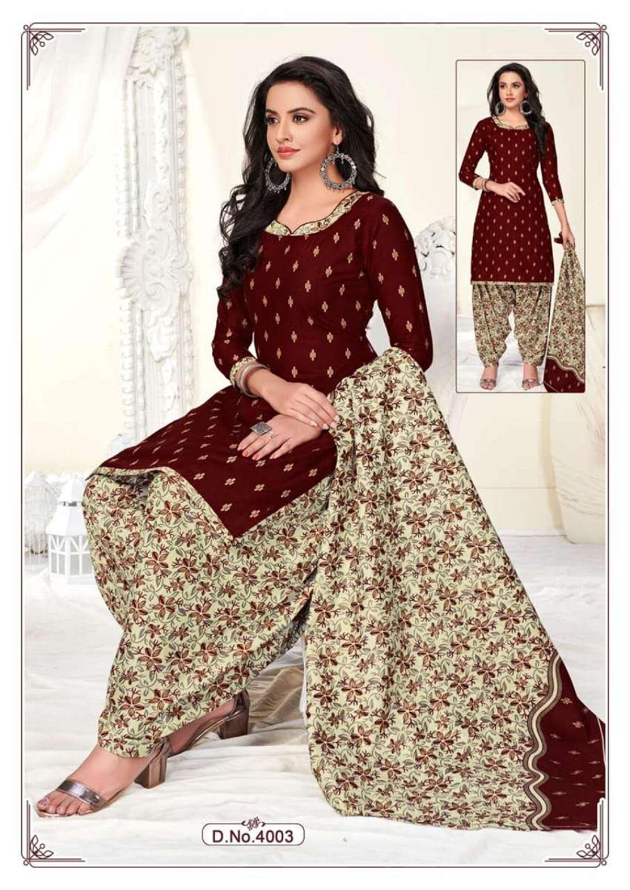 Laado Ruby Patiyala Vol 4 Catalog Daily Wear Summer Cotton Printed Women Dress Materials 