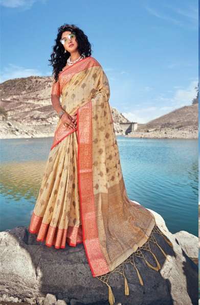 Sangam Kahira Silk Catalog Traditional Wear Banarasi Silk Sarees 