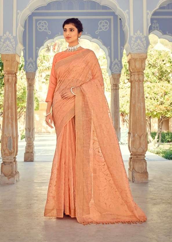 Ynf Nanad Cotton Catalog Ethnic Wear Cotton Sequence Embroidery Work Sarees 