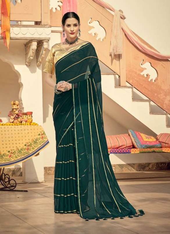 Ynf Viscose Silk Catalog Fancy Wear Chiffon Zari Sarees Wholesale Rate In Surat 