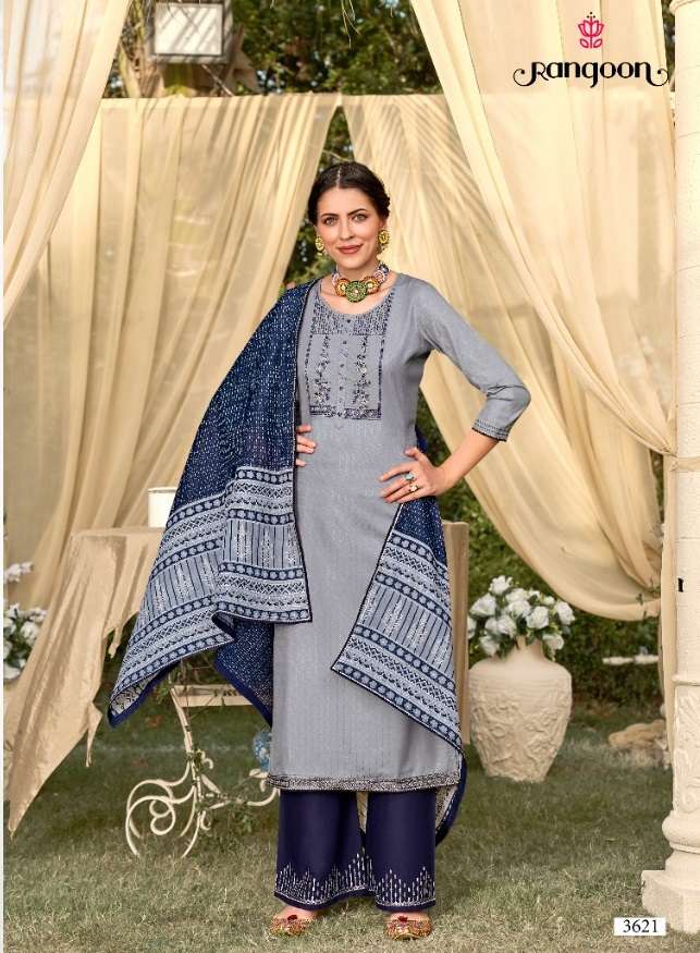Rangoon Trupti Catalog Stylish Party Wear Readymade Top Bottom With Dupatta