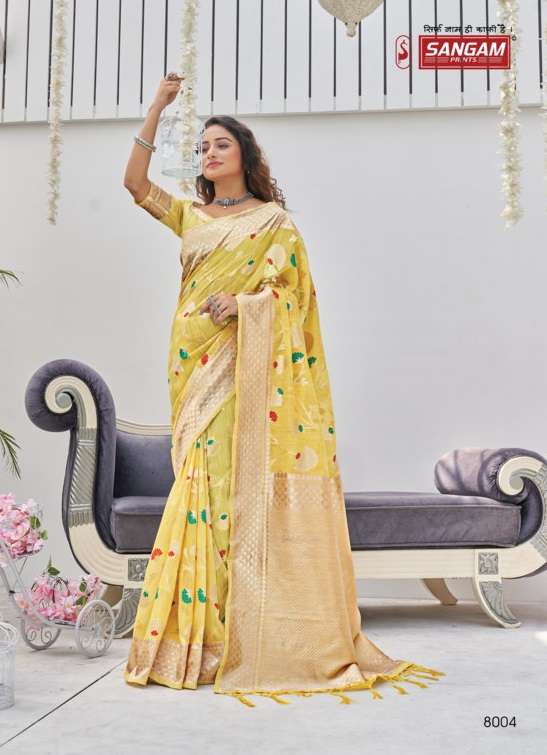 Sangam Roop Shikha catalog  Casual Wear Cotton Sarees 