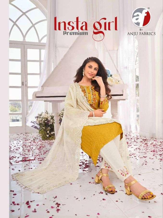 Insta Girl Premium  Kurti pant with heavy Dupatta