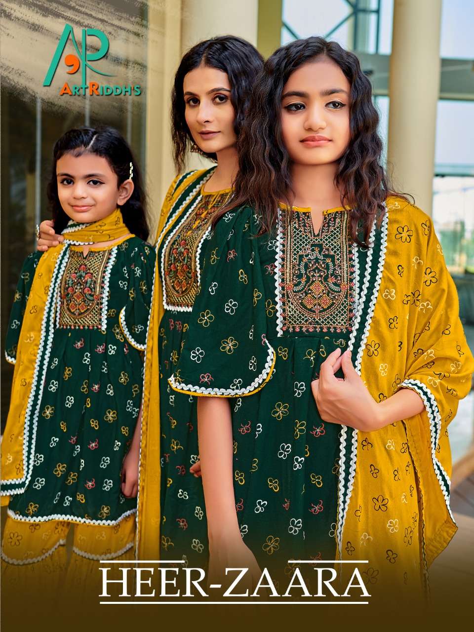 Art riddhs present 3 pcs collection Heer Zaara