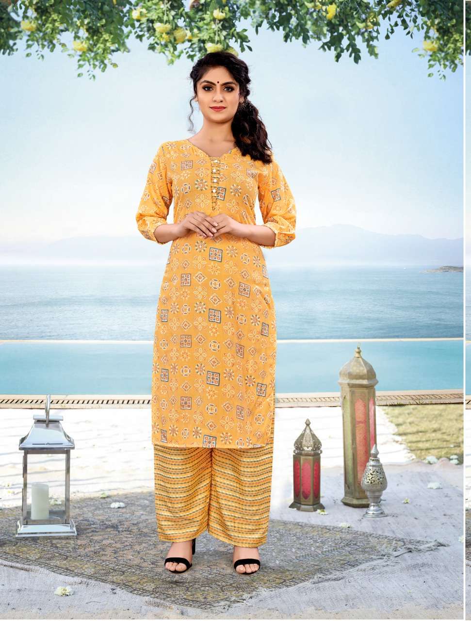 artriddhs present vol -2 heavy rayon kurta with pant