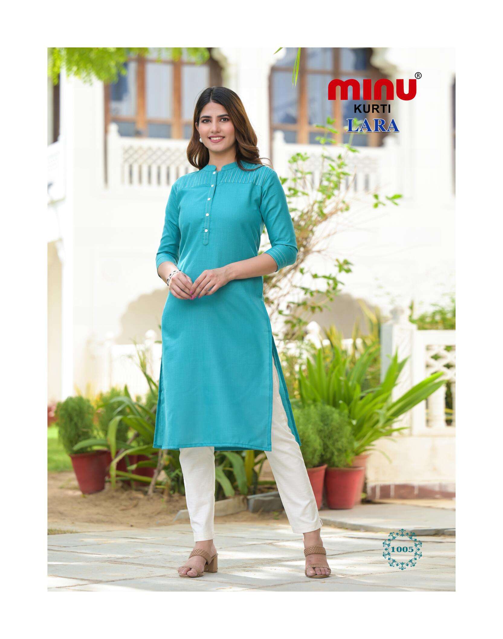 Plain online long kurtis