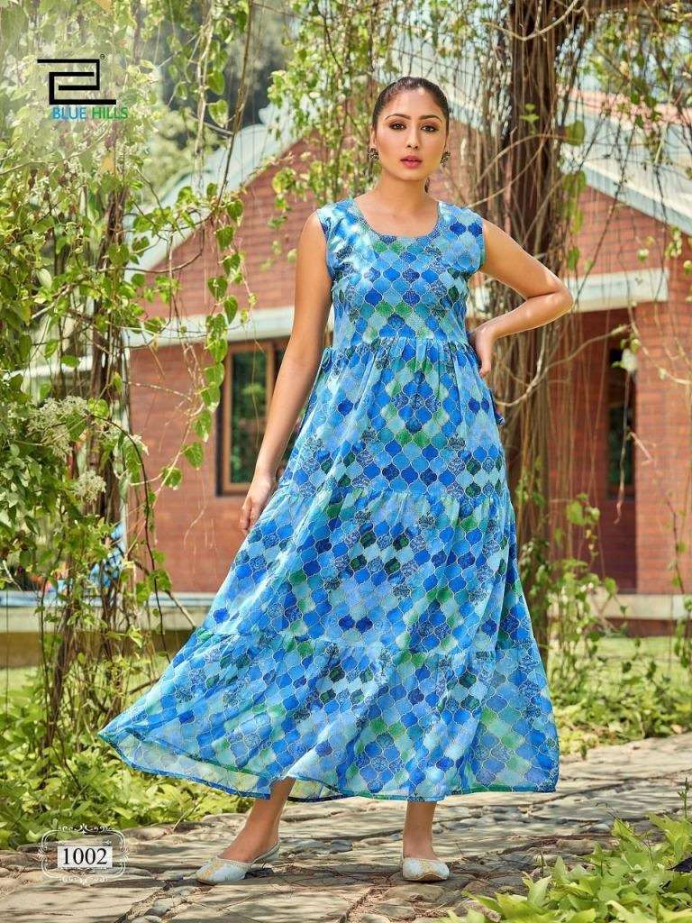 Party Wear Rayon Gown Type Kurti at Rs 799 | Party Wear Kurti for Women in  Surat | ID: 26542423097