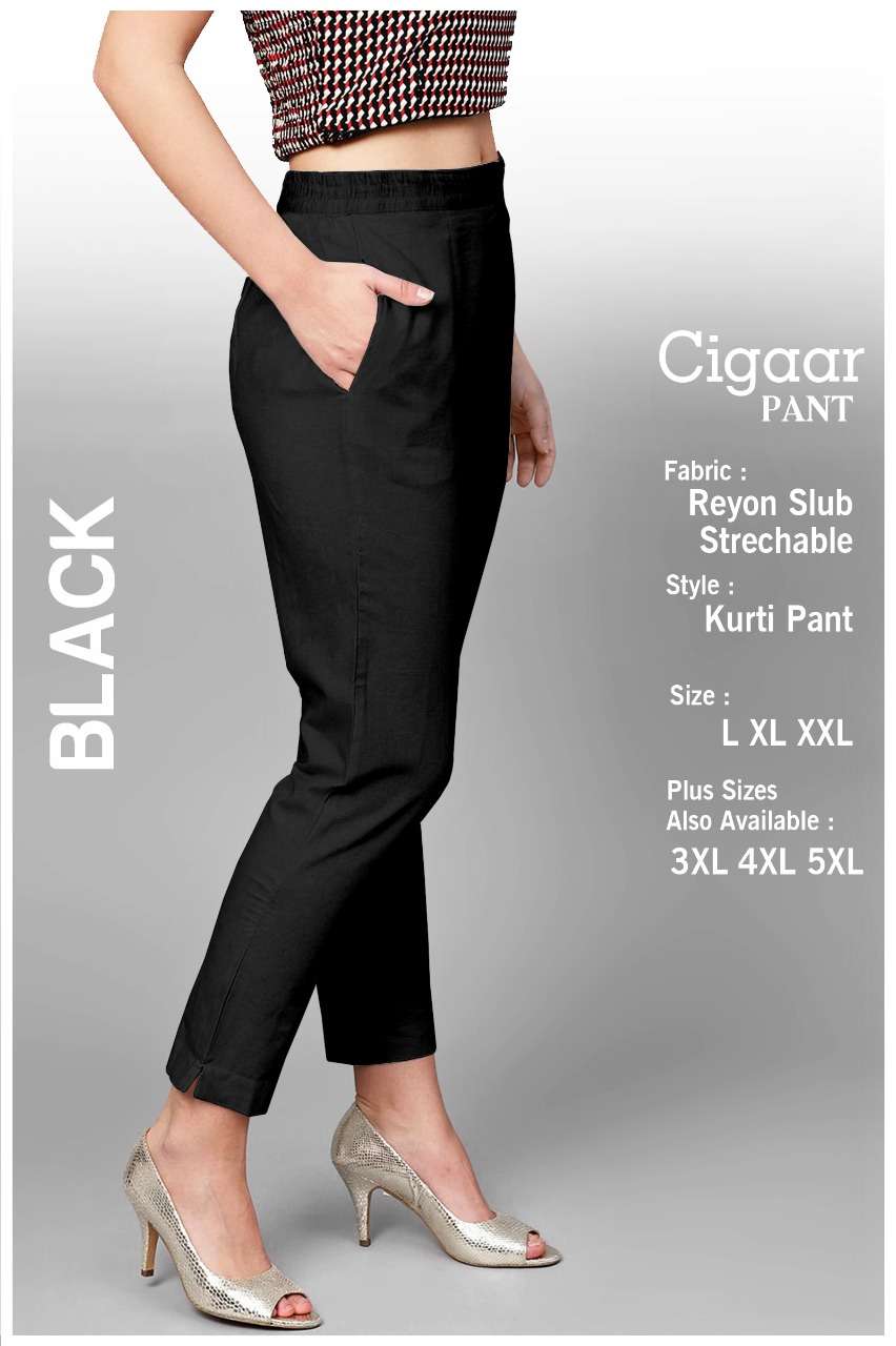 Buy online White Solid Cigarette Pants Trouser from bottom wear for Women  by Sellingsea for ₹349 at 68% off | 2024 Limeroad.com