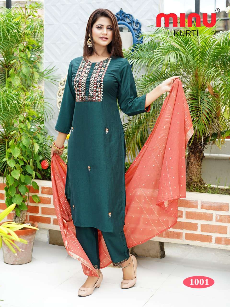 combo pack of long kurtis