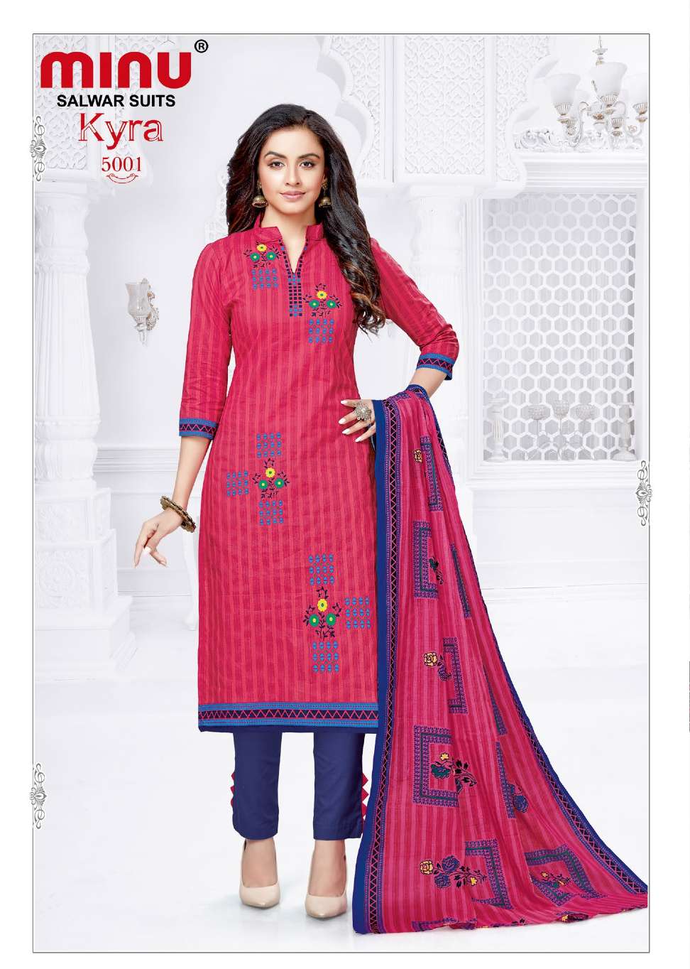 Minu cotton online dress material