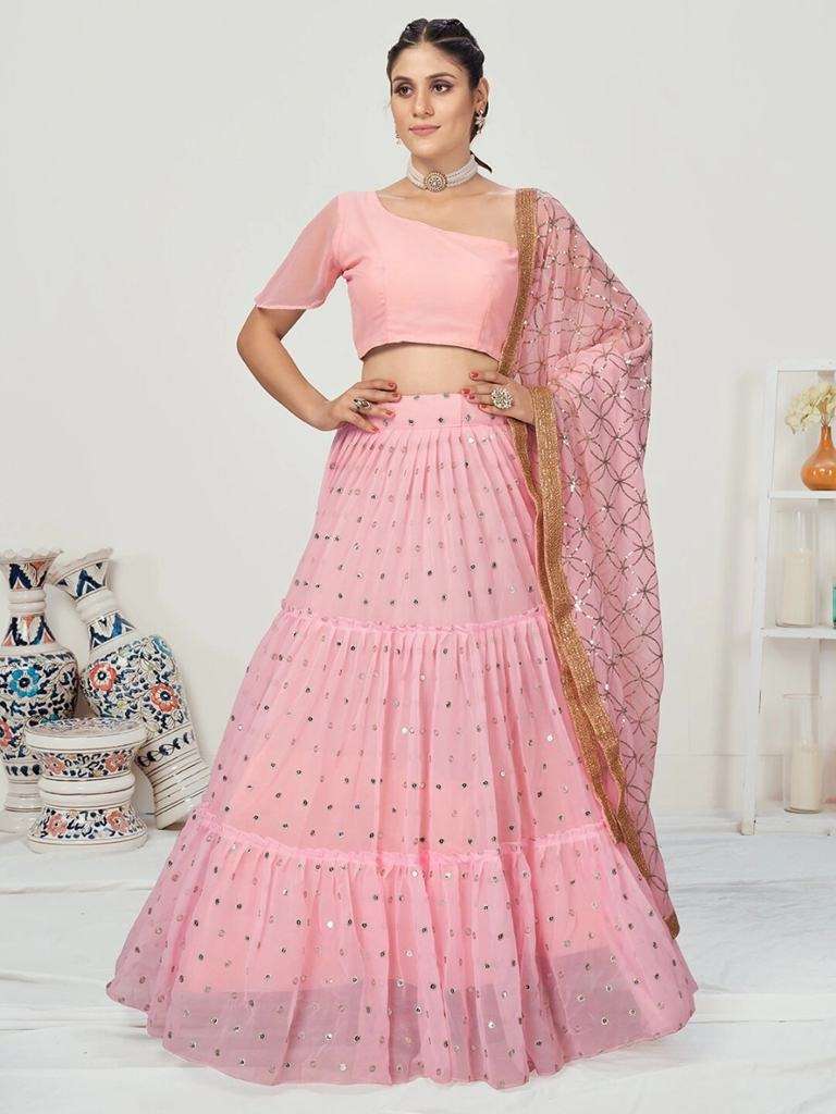 Tissue lehenga choli top