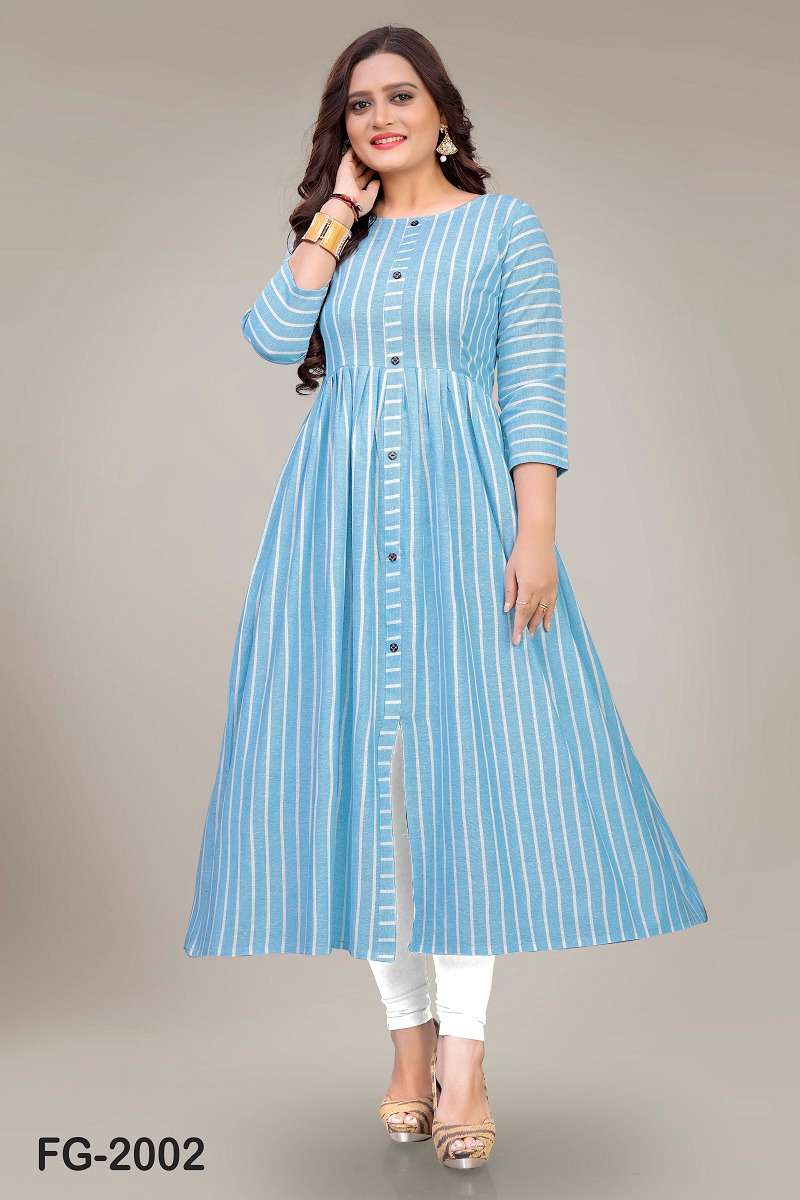 Summer Vol-1 Anarkali Cotton Kurtis catalogue