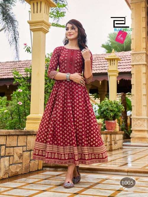 Blue Hills Catch Up Catalog Festive Wear Wholesale Anarkali Kurtis