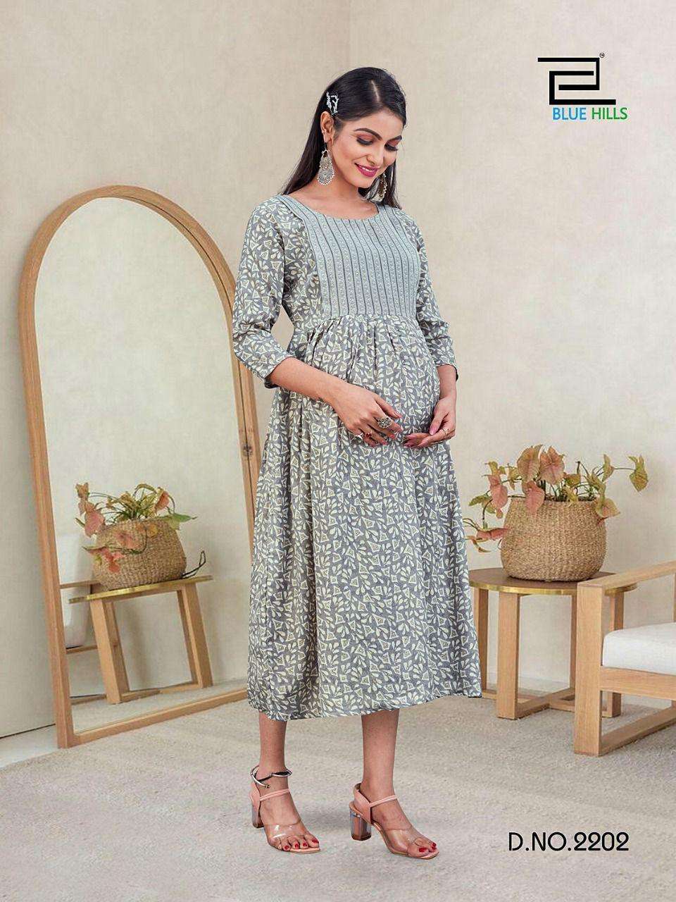 Ladies Plain Green Maternity Kurti, Size: Free Size at Rs 396/piece in  Jaipur