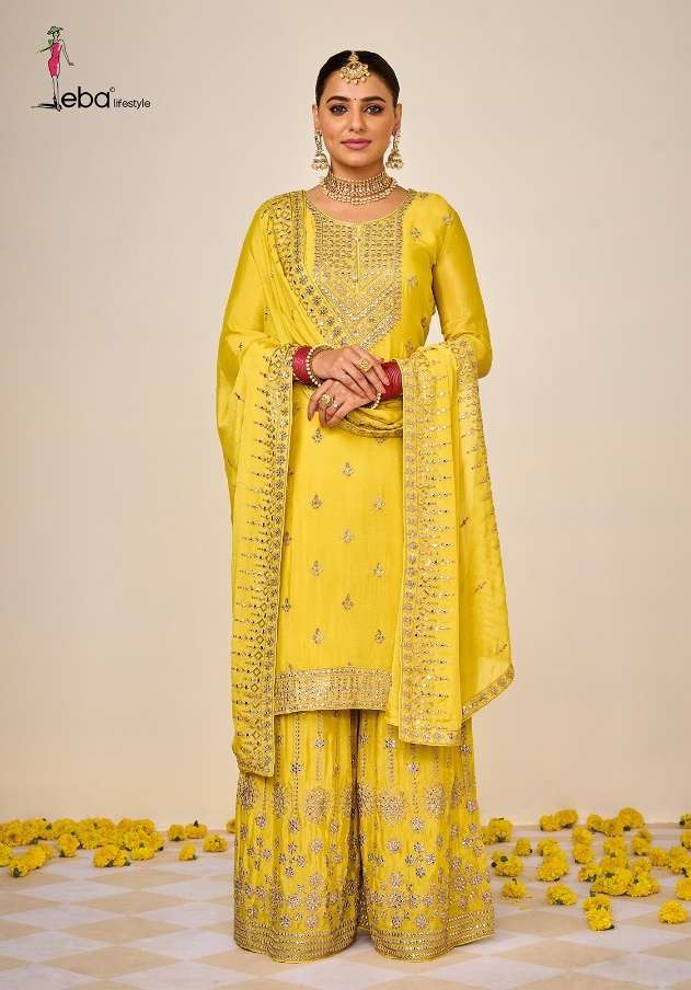 Eba Hurma Vol 38 Catalog Karwa Chauth Special Designer Salwar Suits Wholesale