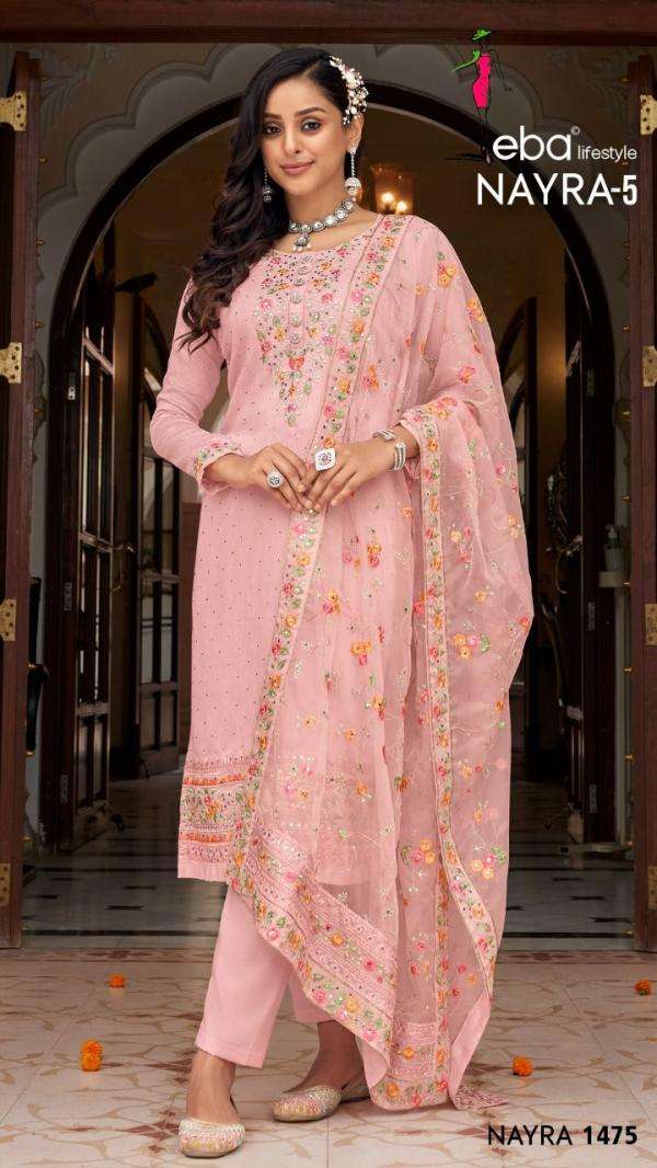 Eba Nayra Vol 5 Catalog Festive Wear Wholesale Pakistani Salwar Suits