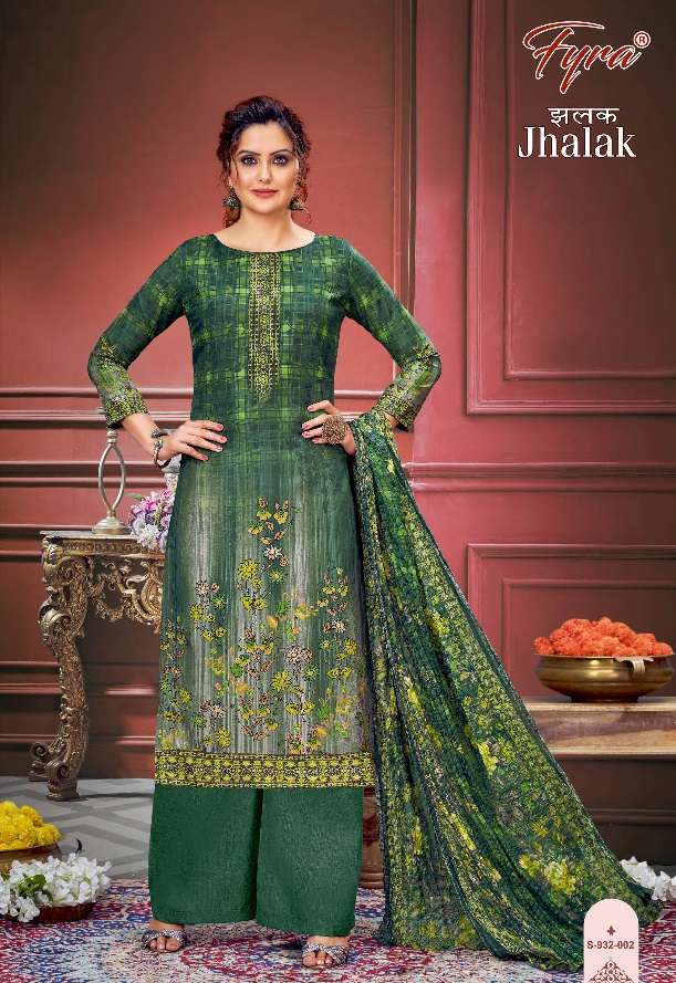 Fyra Jhalak Catalog Designer Regular Wear Dress Materials Wholesale