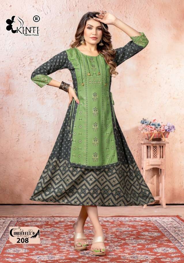 Kinti Cinderella Vol 2 Catalog Long Anarkali Kurtis Wholesale