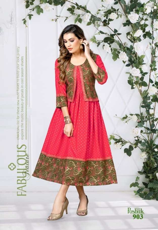Kinti Poshak Vol 9 Catalog Ethnic Wear Anarkali Kurtis Wholesale