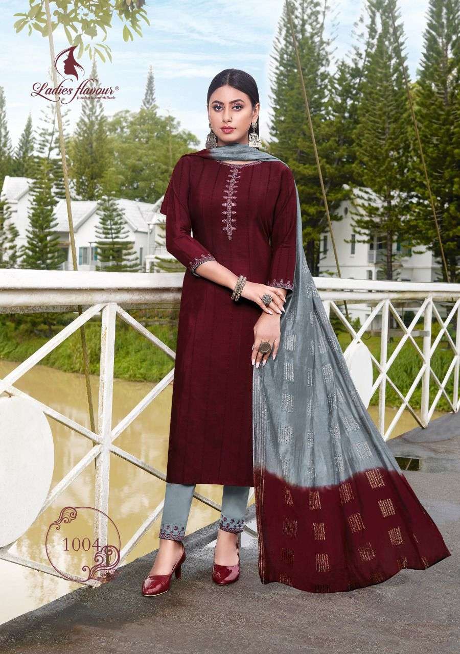 Ladies Flavour Safar Catalog Kurti With Bottom Dupatta Wholesale