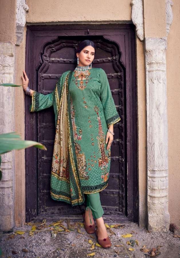 Levisha Farhana Catalog Pashmina Party Wear Dress Materials Wholesale