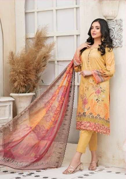 Nand Gopal Nazakat Catalog Karachi Cotton Dress Materials Wholesale