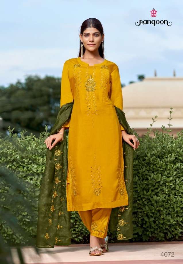 Rangoon Daisy Catalog Exclusive Trending Wear Ready Made Dress Materials Wholesale