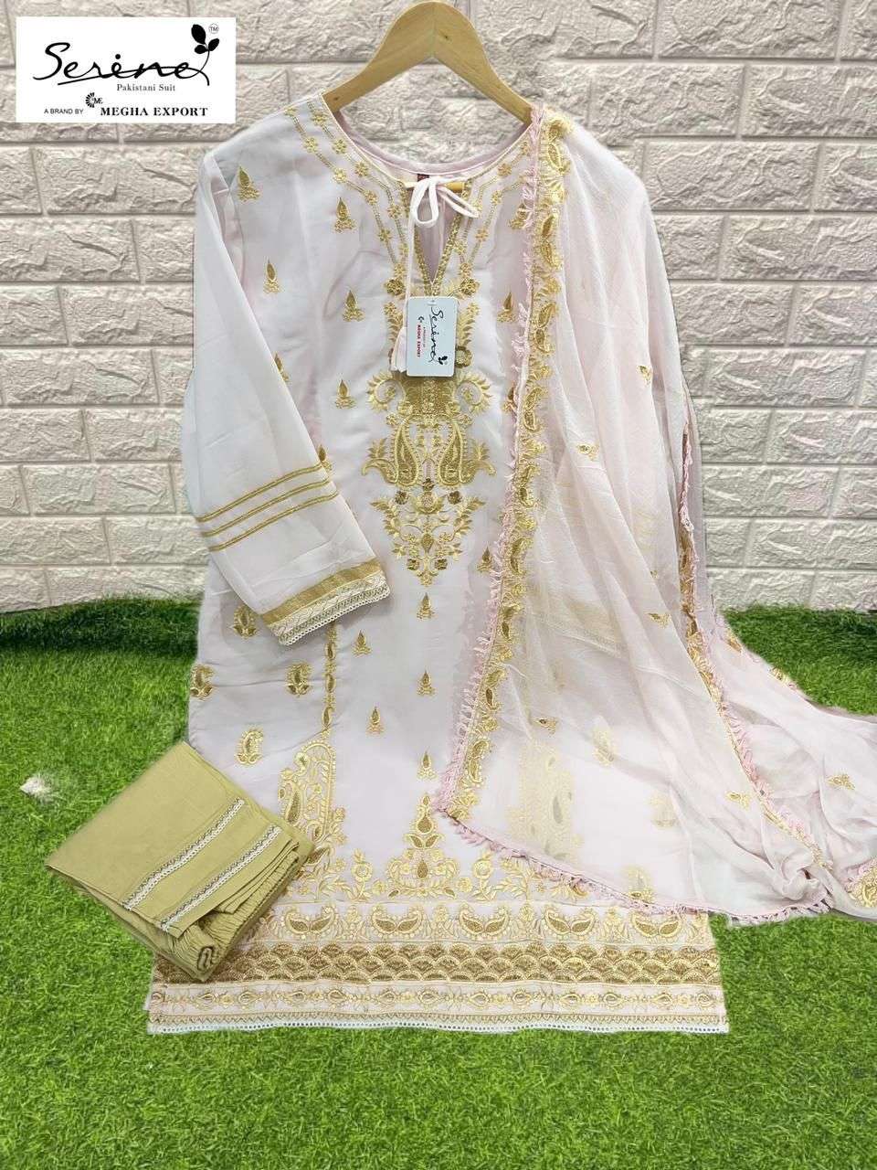 Serene S-102 Catalog Georgette Wear Ready Made Pakistani Salwar Suits