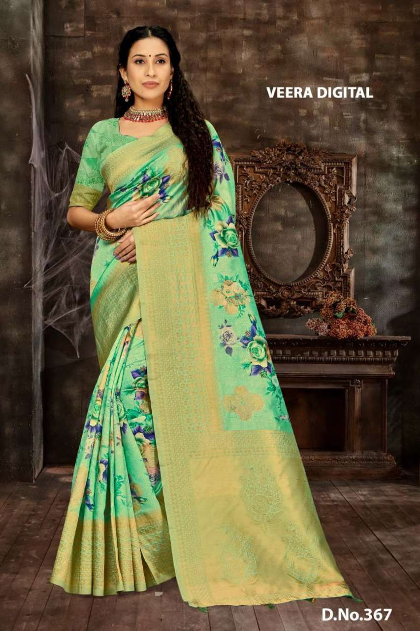 Ynf Veera Digital Catalog Banarasi Jacquard Sarees Wholesale
