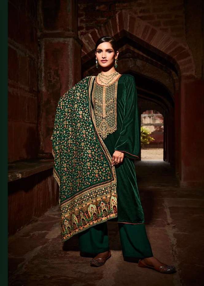 Mumtaz Arts Gulposh Catalog Festive Wear Designer Pashmina Dress Materials Wholesale
