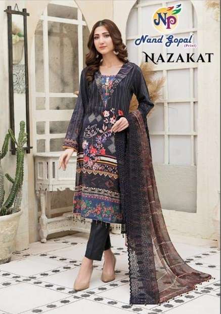 Nand Gopal Nazakat Vol 1 Catalog Cotton Printed Dress Materials Wholesale