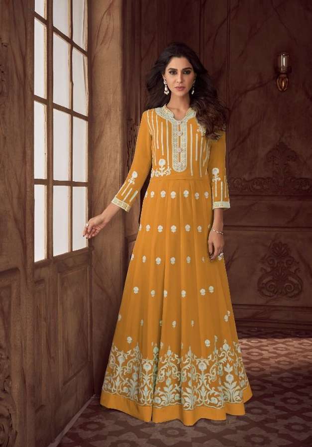 Vamika Nx Siya Vol 2 Catalog Platinum Pure Georgette Anarkali Kurtis Wholesale