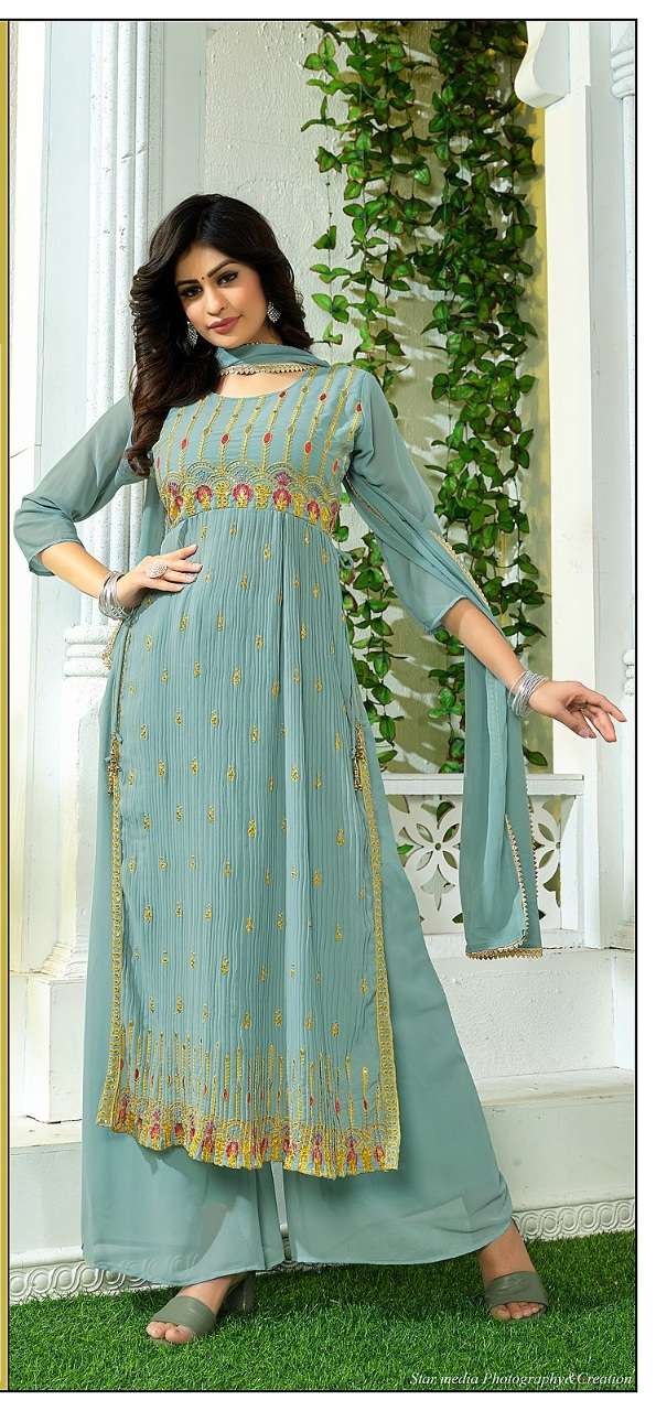 Beautiful Designer Alia Cut Kurti Salwar Kameez Set Bollywood Anarkali Suit  | eBay